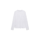 T-Shirt Coton Manches Longues - White