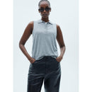 Pantalon Taille Normale Similicuir - Black