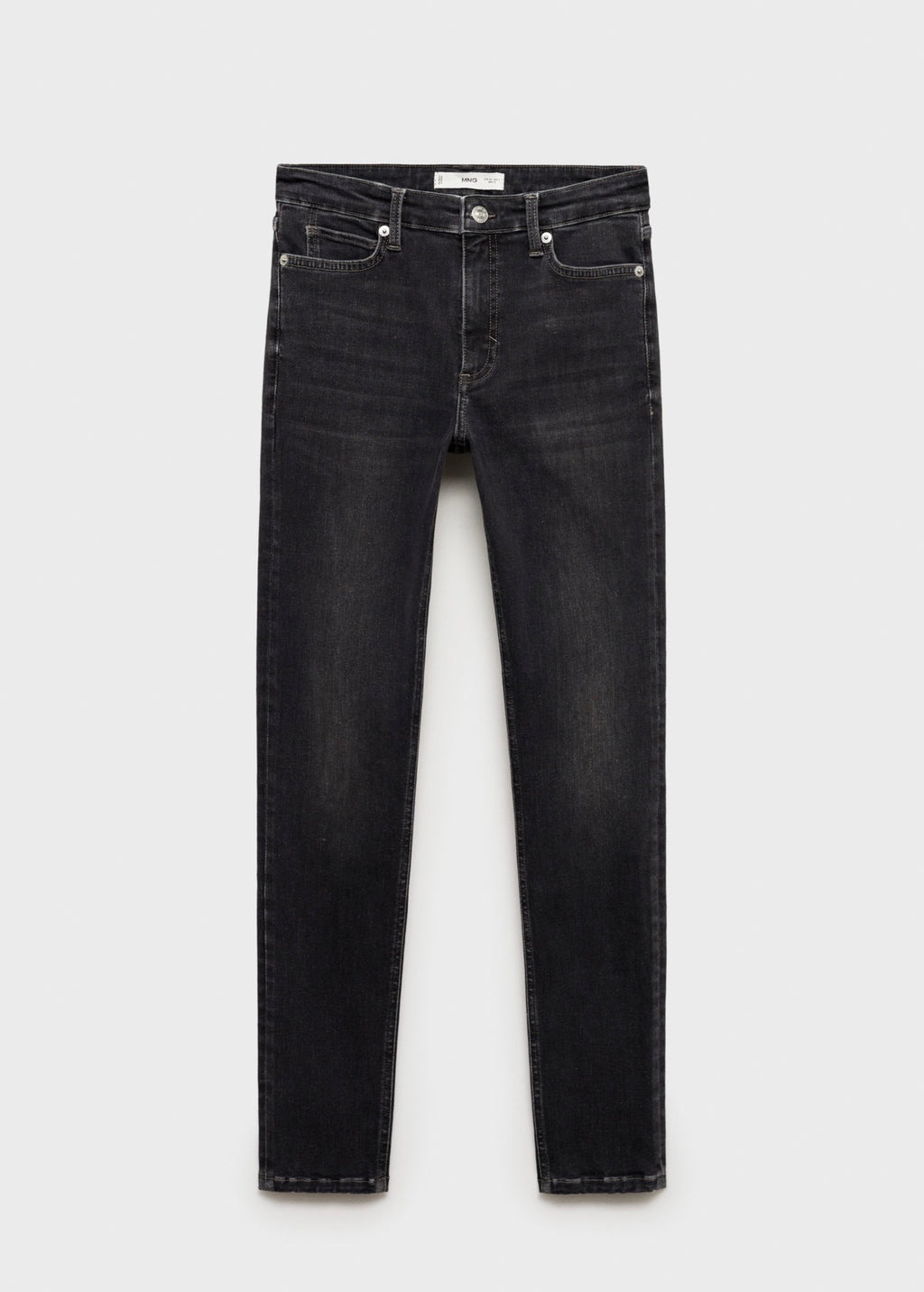 Vaqueros Skinny Tiro Medio - Open Grey
