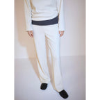 Pantalón de Pana Cintura Elástica - Crudo