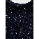Short Sleeve Sequin Dress - Night Blue