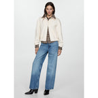 Chaqueta Malla Bolsillos - Off White