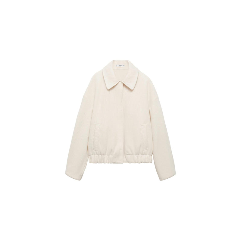 Knitted Jacket with Pockets - Off White