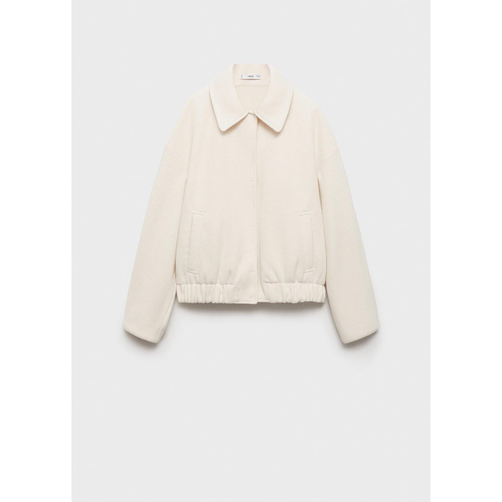 Chaqueta Malla Bolsillos - Off White