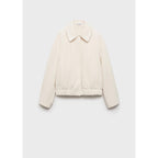 Chaqueta Malla Bolsillos - Off White