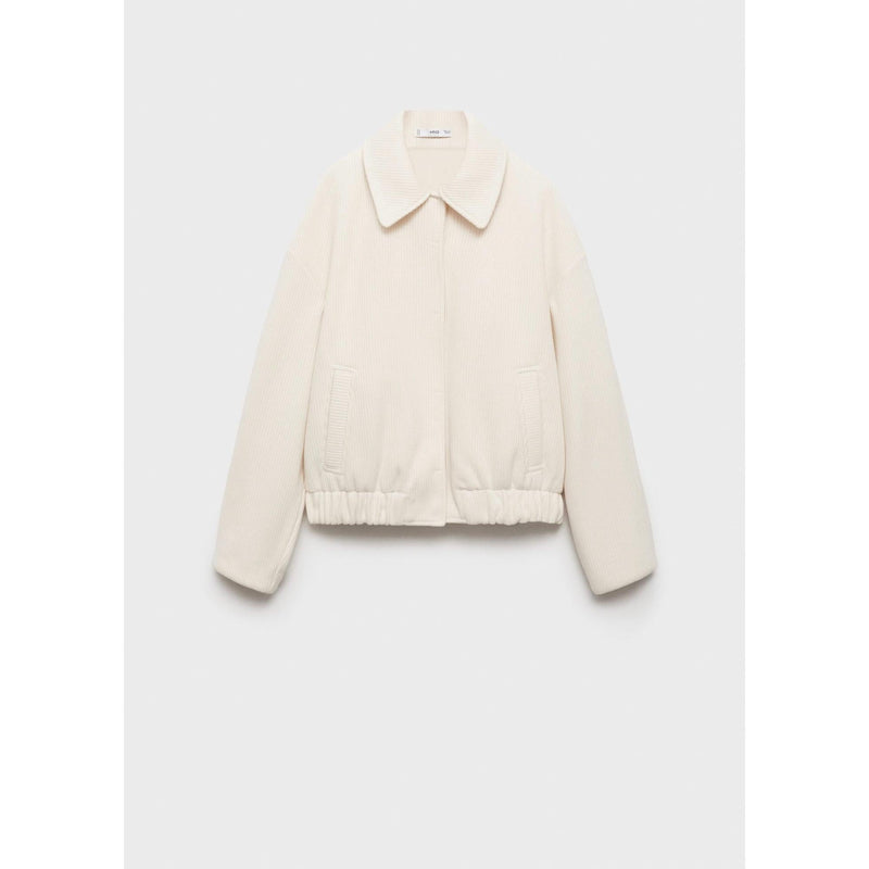 Knitted Jacket with Pockets - Off White