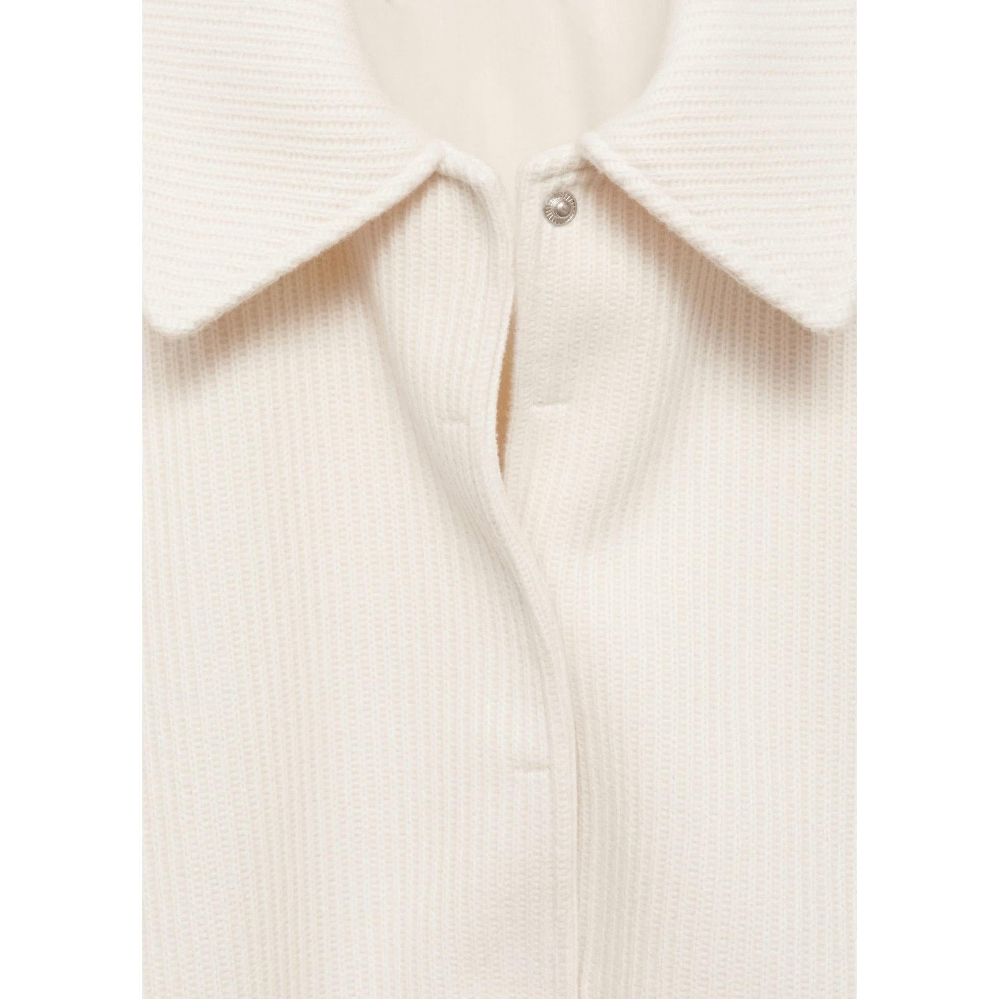 Chaqueta Malla Bolsillos - Off White