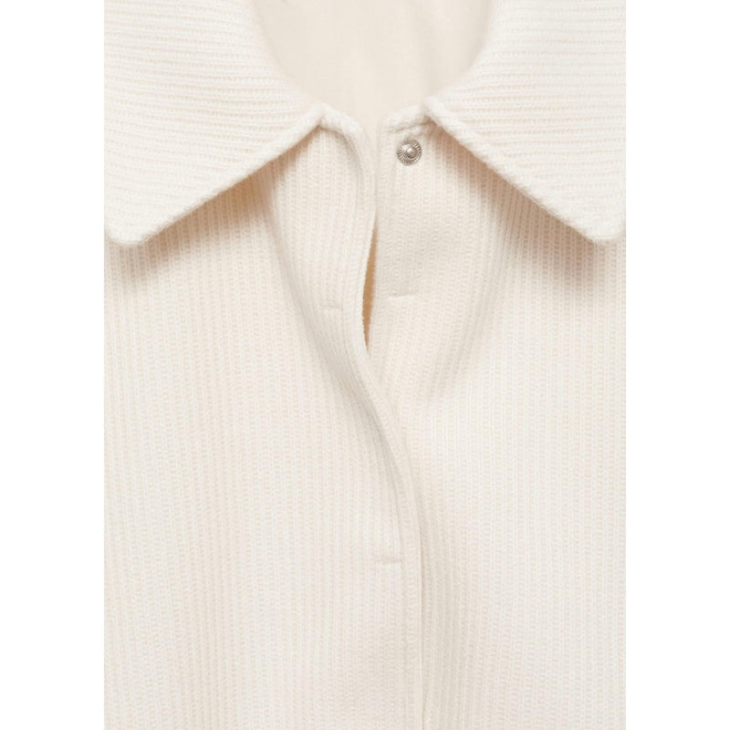 Knitted Jacket with Pockets - Off White