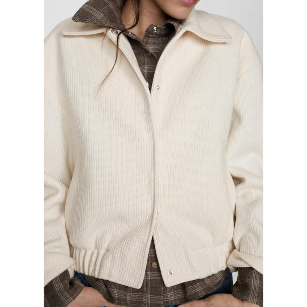Chaqueta Malla Bolsillos - Off White