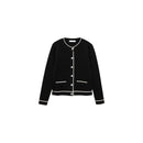 Cardigan Bords Contrastants - Black
