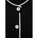 Cardigan Bords Contrastants - Black