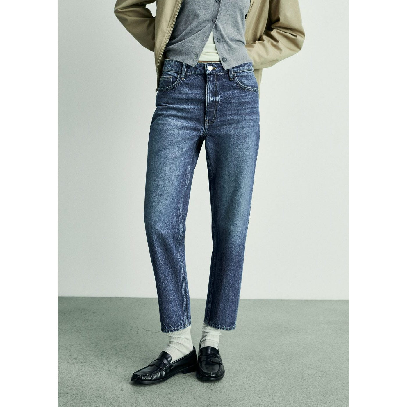 Jeans Mom2000 - Dark Blue