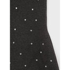 Robe Maille Détail Strass - Grey