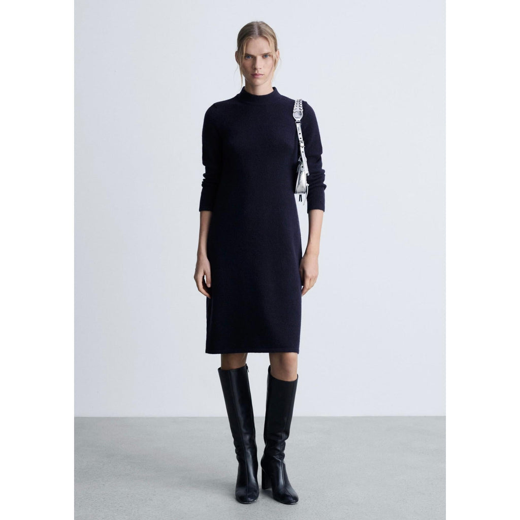 Knit Midi Dress - Dark Navy