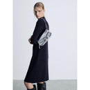 Knitted Midi Dress - Dark Navy
