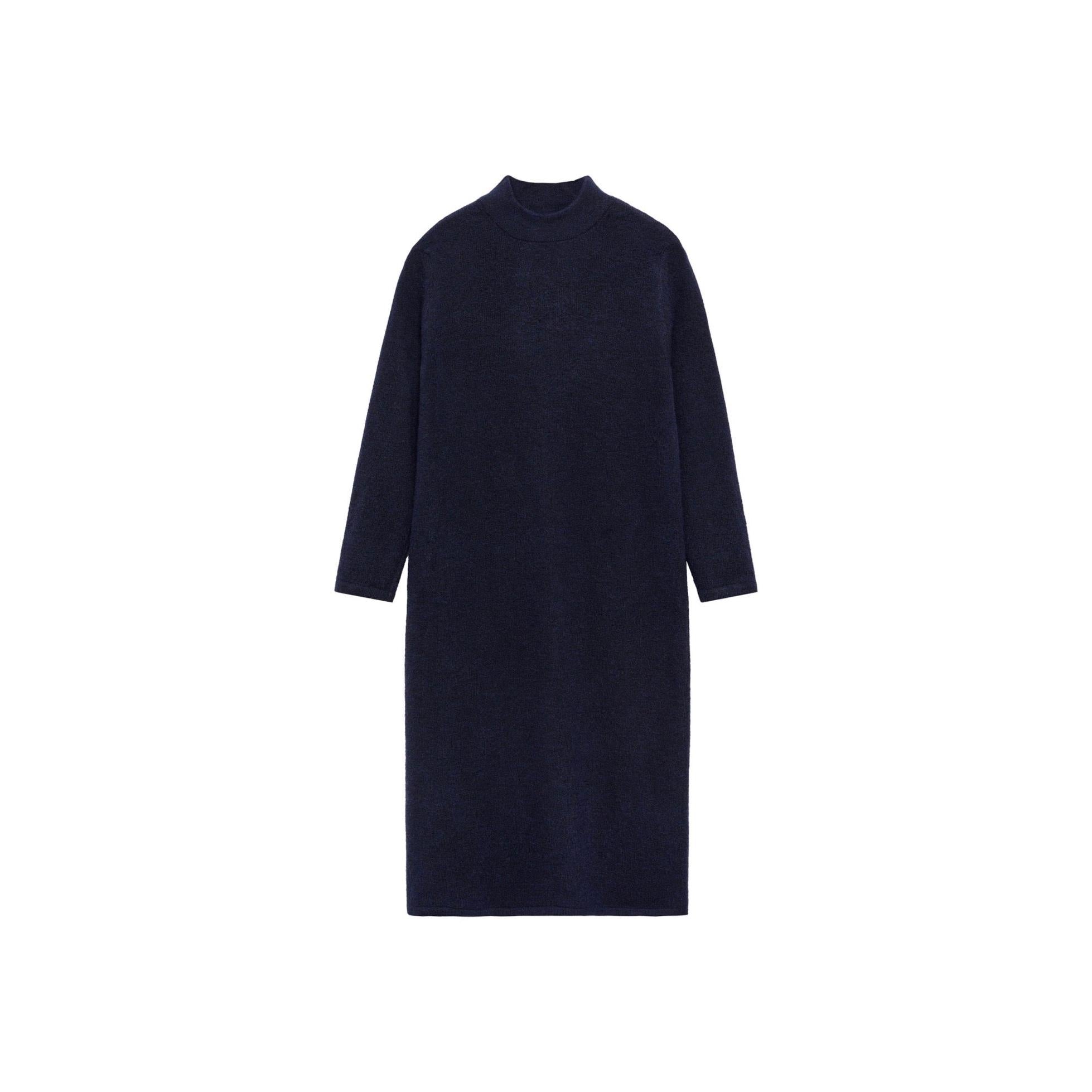 Knit Midi Dress - Dark Navy
