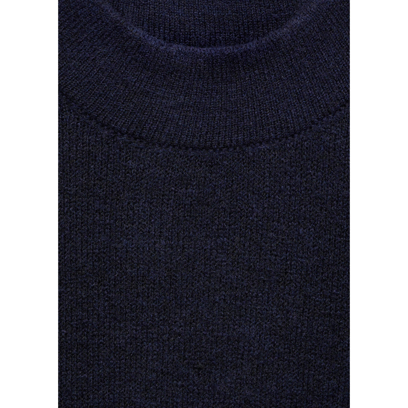 Knitted Midi Dress - Dark Navy