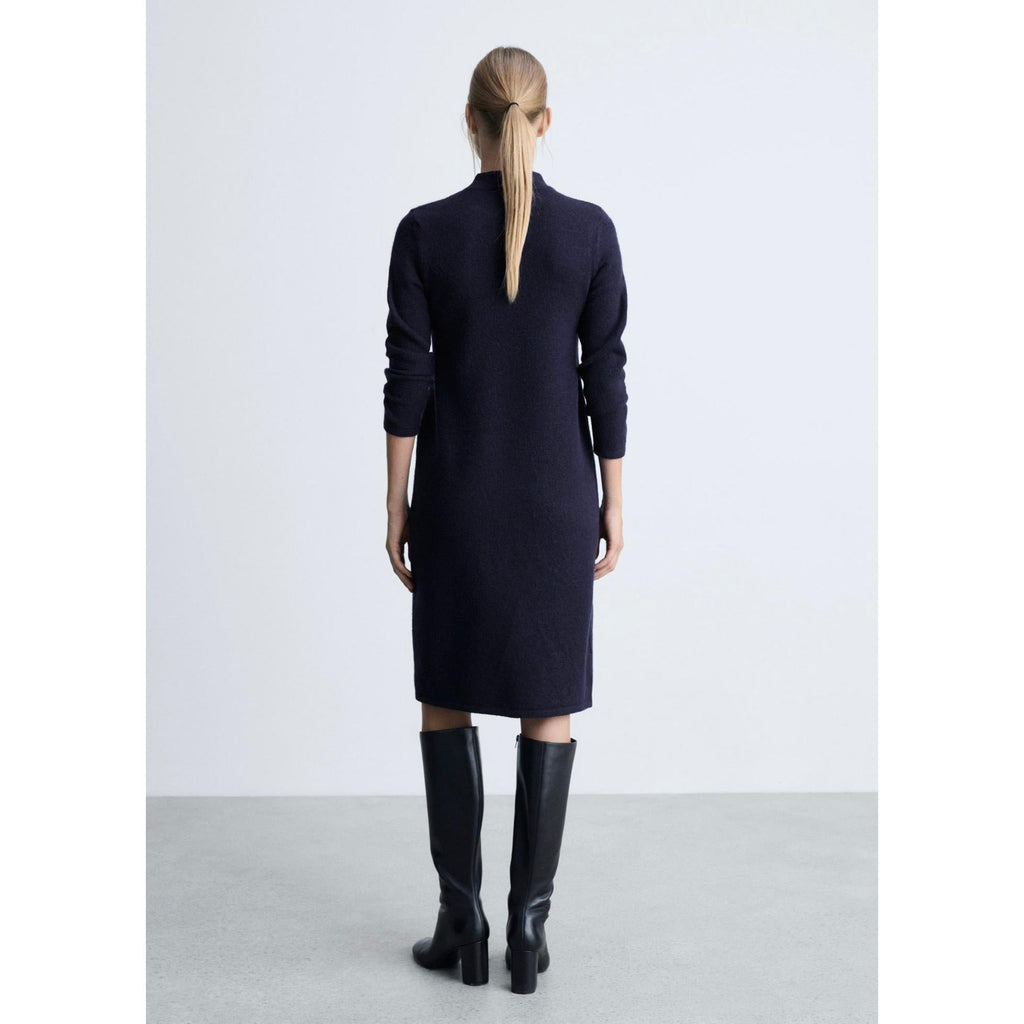Knit Midi Dress - Dark Navy