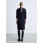 Knit Midi Dress - Dark Navy