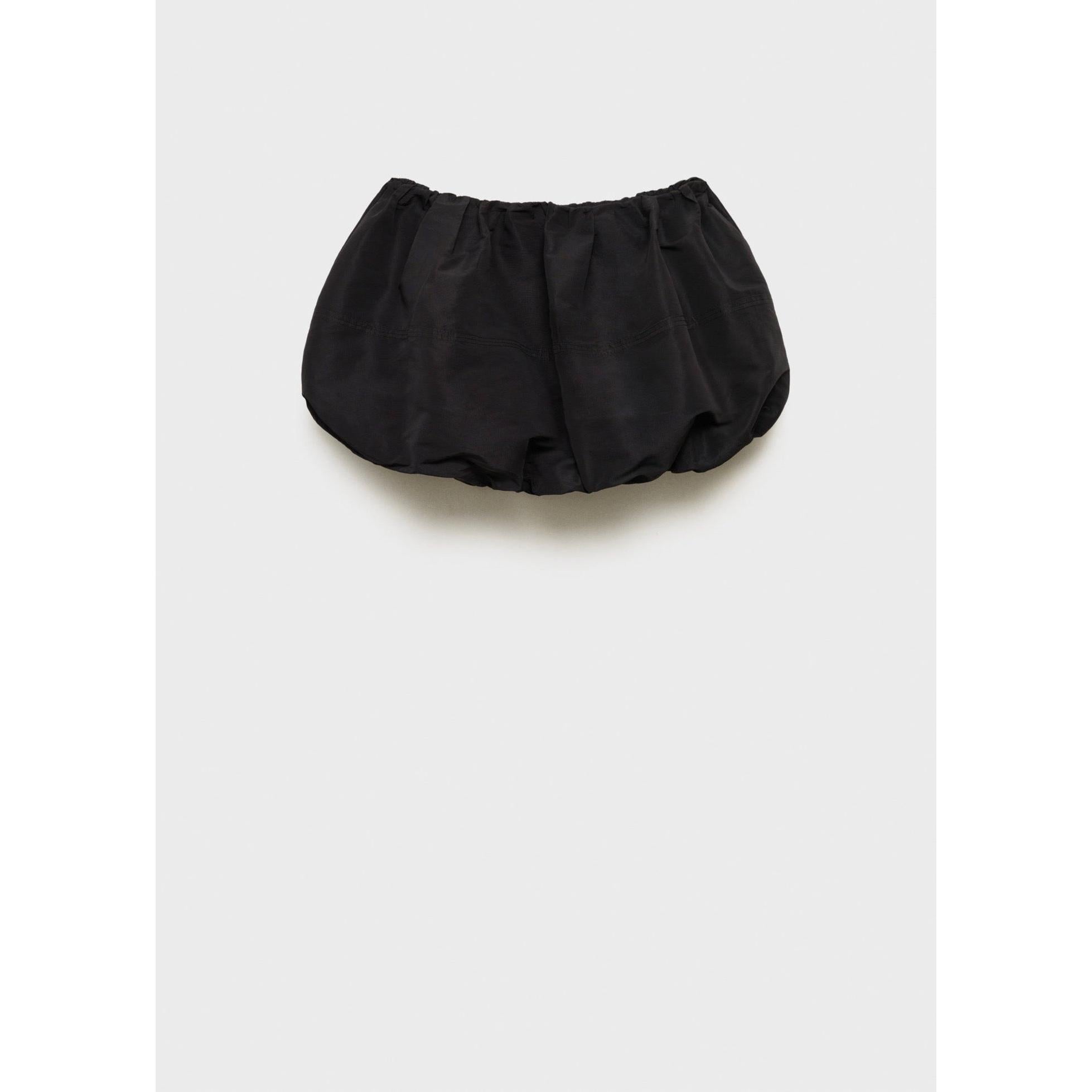 Minijupe Boule Taille Basse - Black