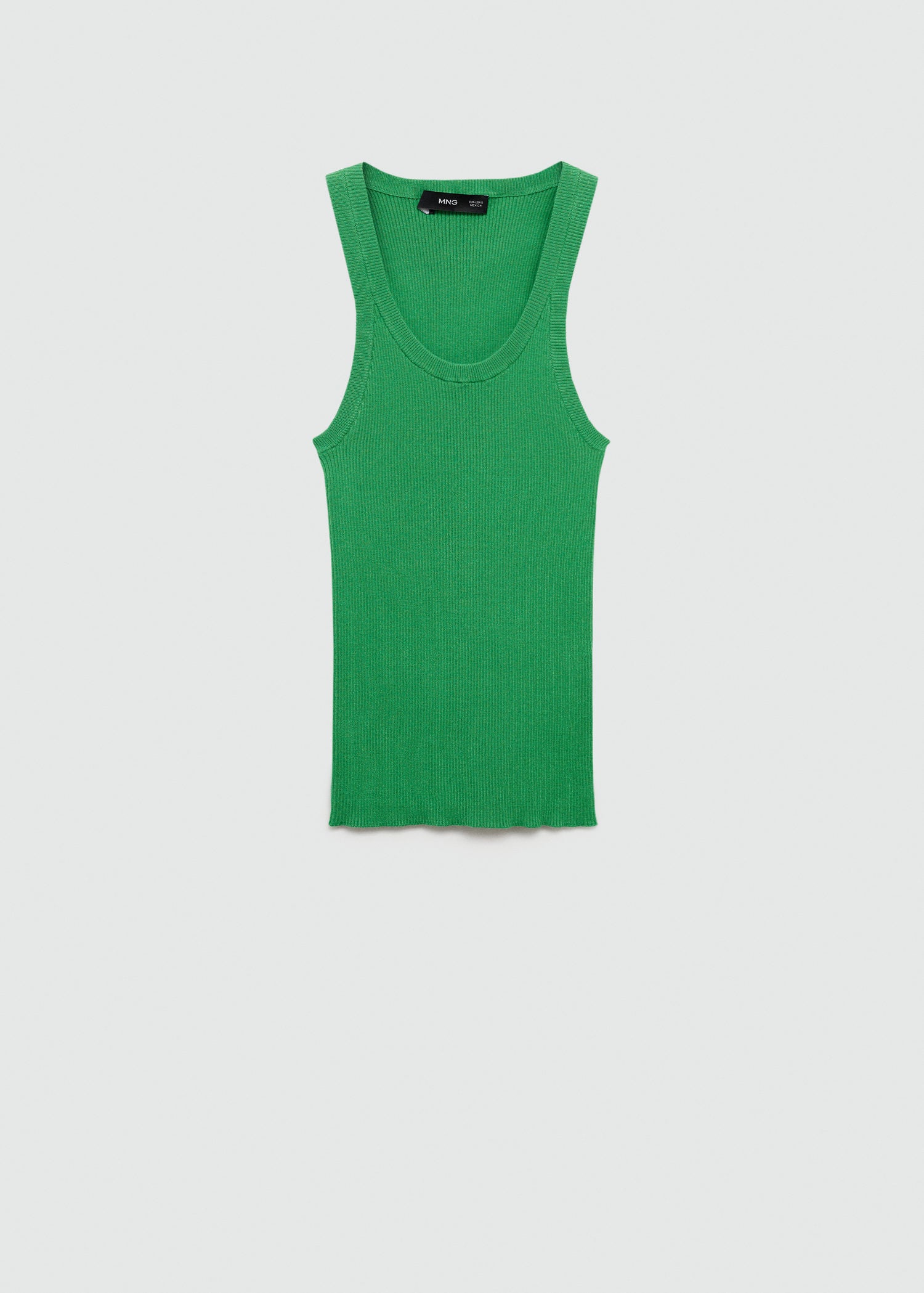 Top Maille Bretelles - Green