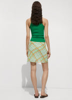 Top Maille Bretelles - Green