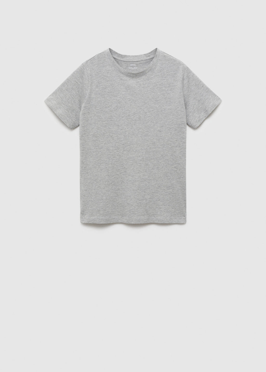 Short-Sleeve Cotton T-Shirt - Medium Heather Grey