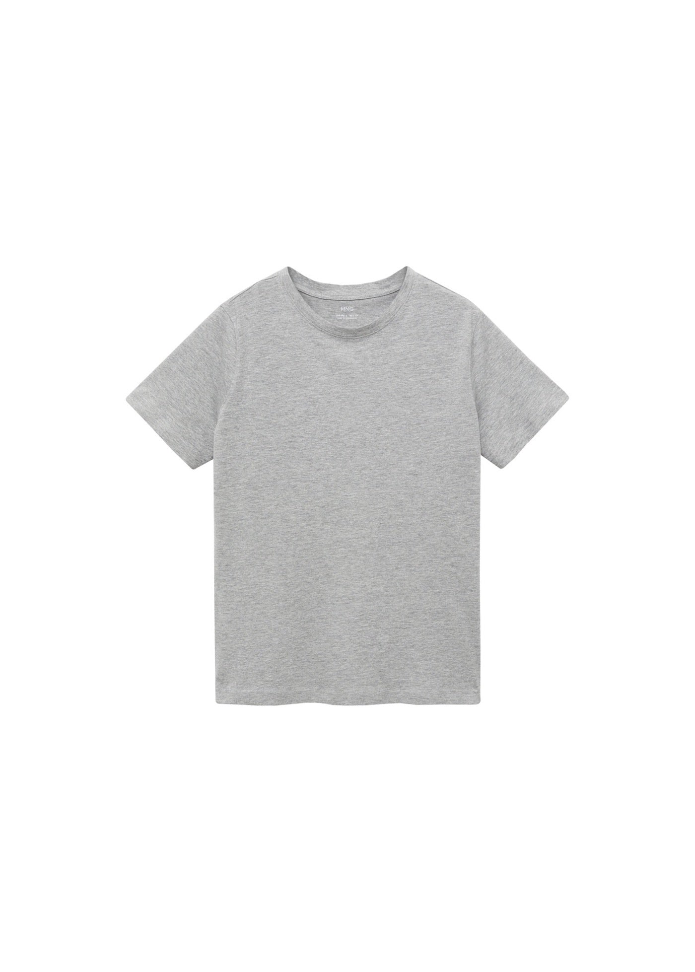 Short-Sleeve Cotton T-Shirt - Medium Heather Grey