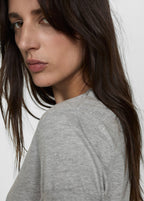 Short-Sleeve Cotton T-Shirt - Medium Heather Grey