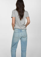 Short-Sleeve Cotton T-Shirt - Medium Heather Grey