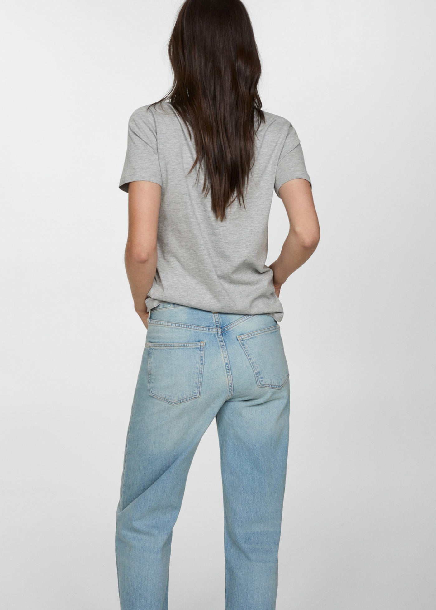 Short-Sleeve Cotton T-Shirt - Medium Heather Grey