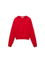 Sudadera De Algodón Cuello Redondo - Red