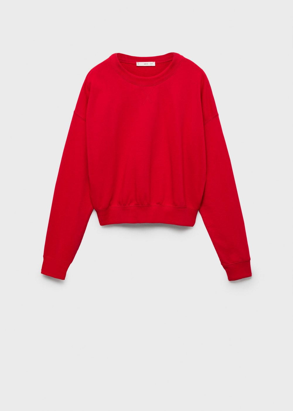 Sudadera De Algodón Cuello Redondo - Red