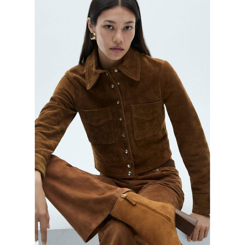 Bottine Talon Suède - Medium Brown