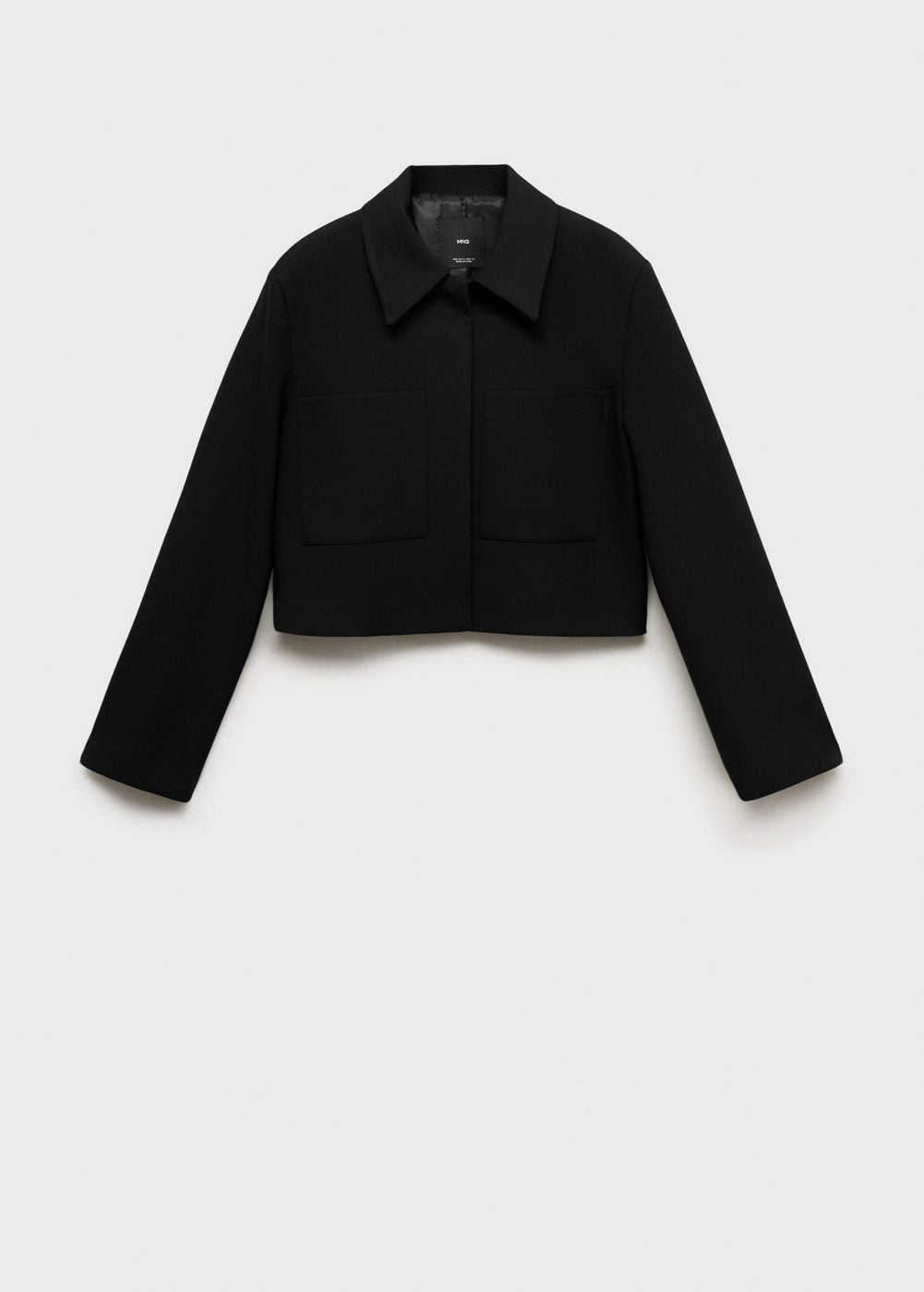 Veste Crop Poches