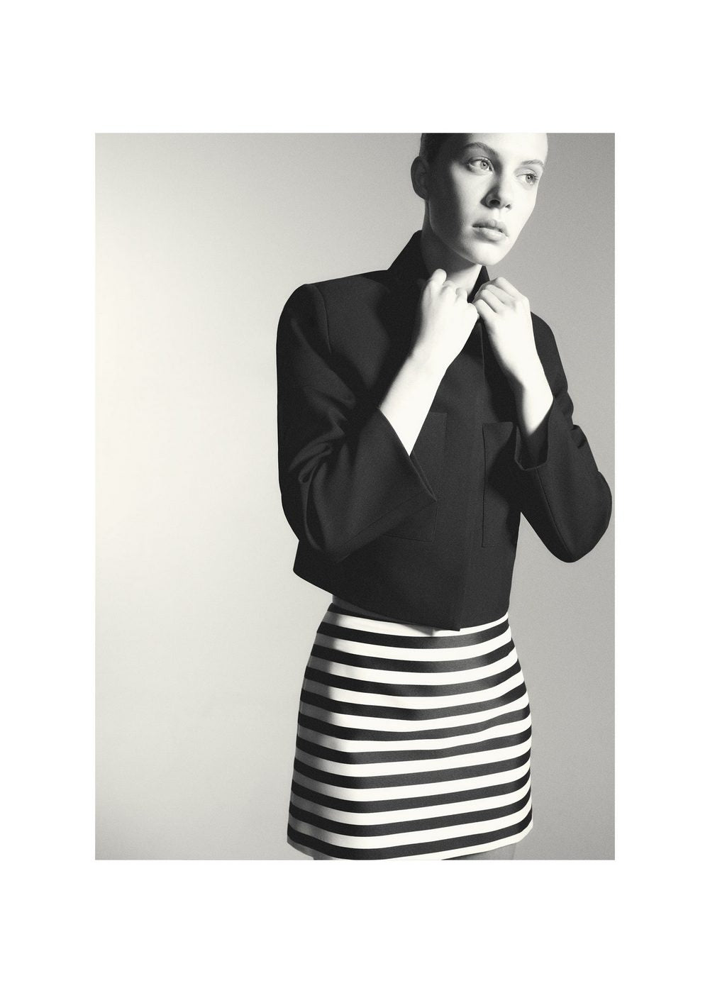 Veste Crop Poches