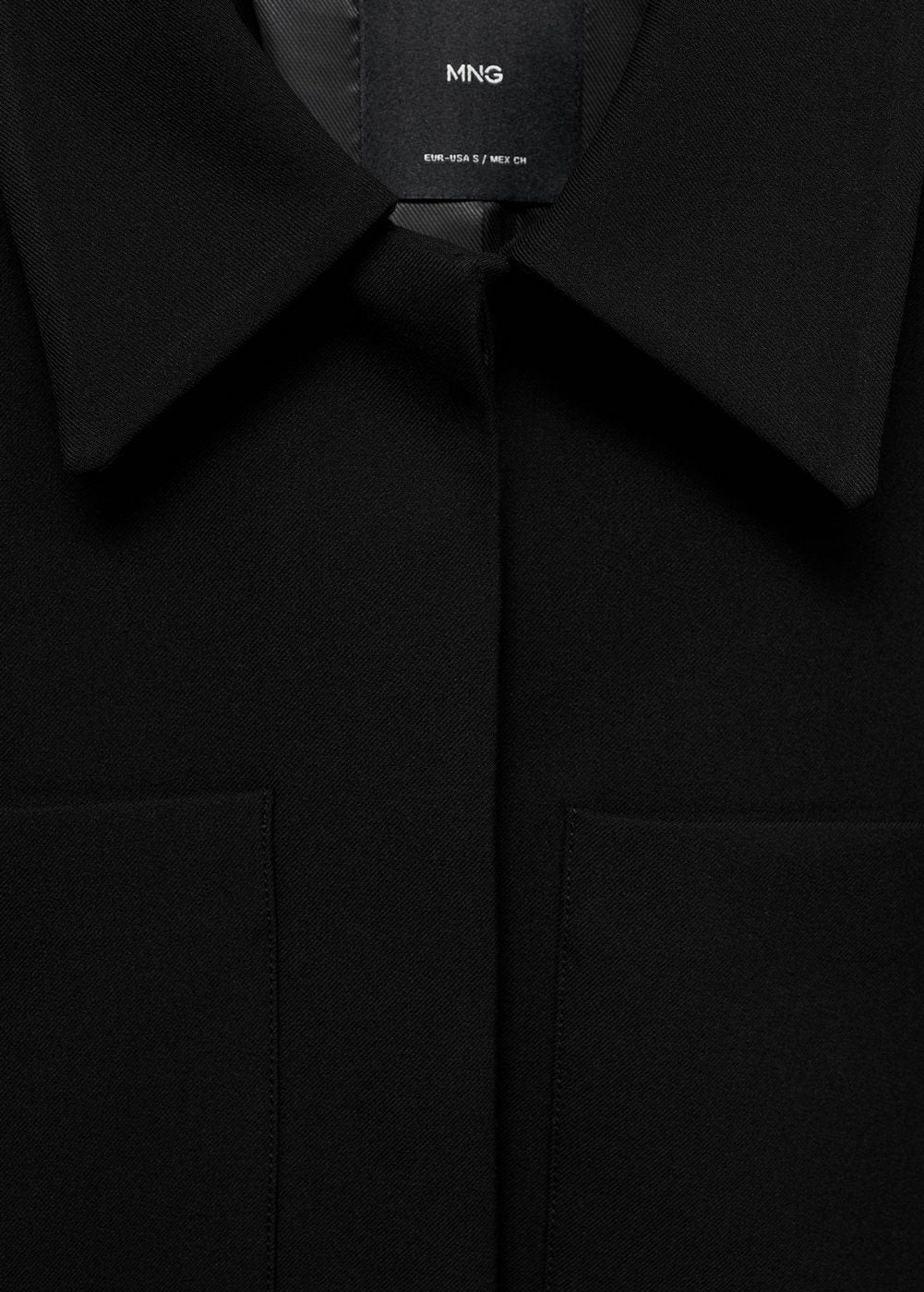 Veste Crop Poches