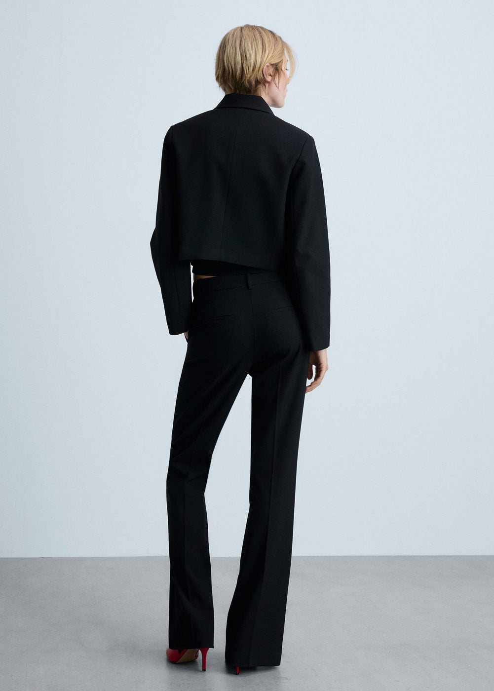 Veste Crop Poches
