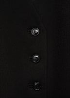 Button-Down Suit Vest - Black