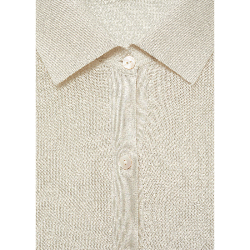 Camisa de punto de lúrex - Plata