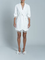 Vestido corto Jax - Blanco
