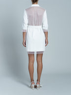 Vestido corto Jax - Blanco
