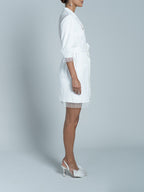 Vestido corto Jax - Blanco