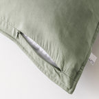 Lysandre - Funda de almohada - Lyocell liso - Tomillo