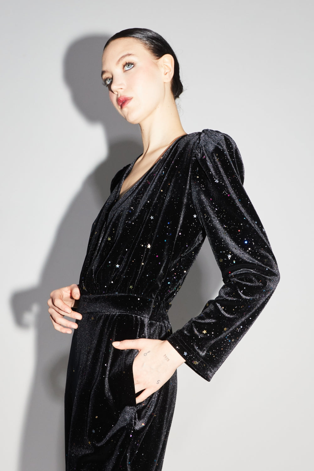 La Jumpsuit Alma Velours Cosmic