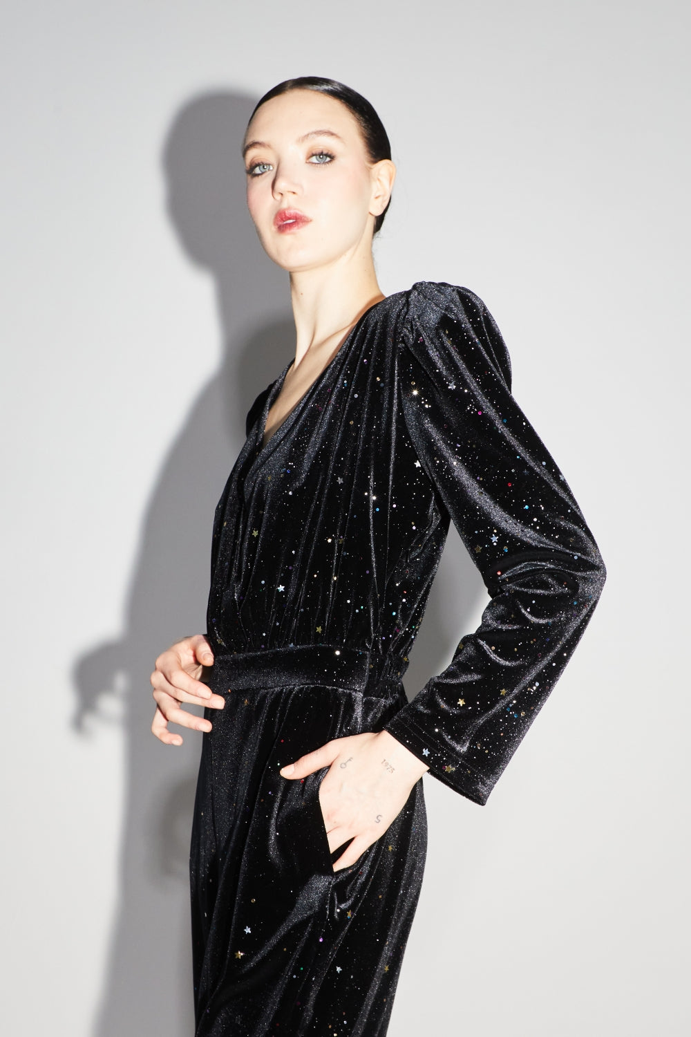 La Jumpsuit Alma Velours Cosmic