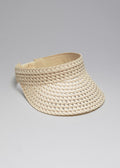 Gorra con visera de paja La Viva - Beige