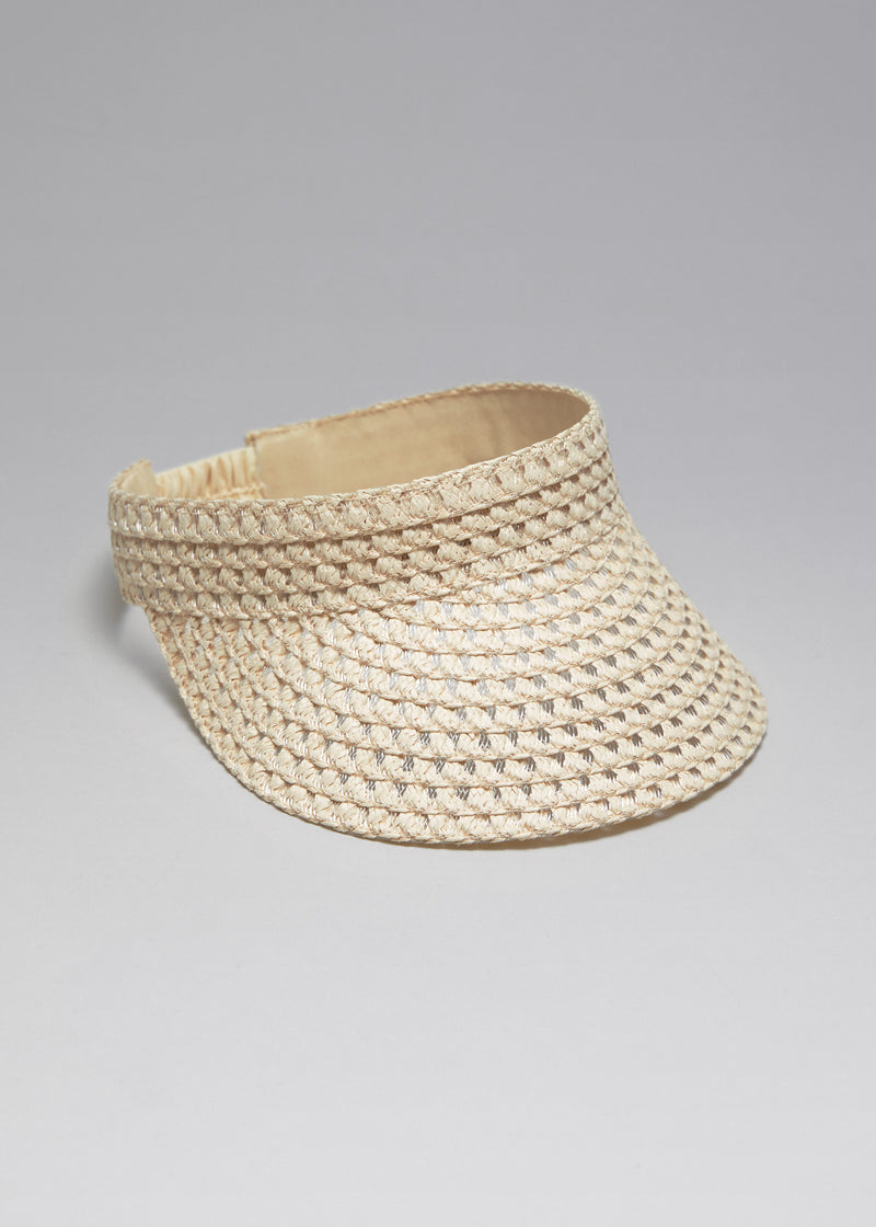 Cap La Viva Straw Visor - Beige - Women