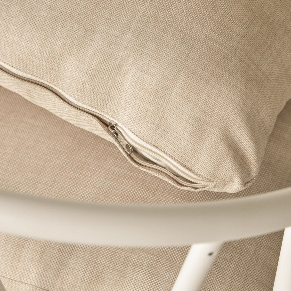 Luca - Fauteuil De Jardin - Métal - Beige