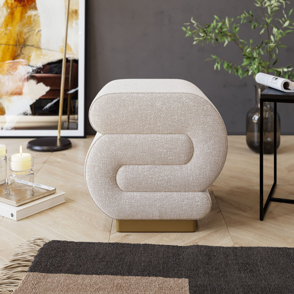 Sally - Pouffe - Cream